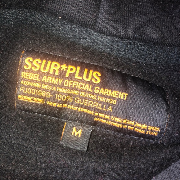 SSUR*PLUS Hoodie with Patches - Picture 4 of 4